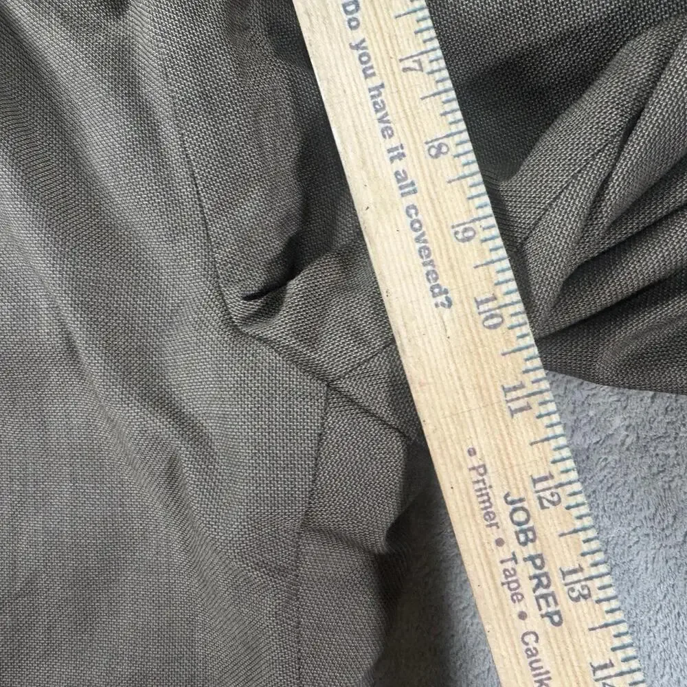 Canali Pants Mens Size 38x26 Brown 100% Wool‎ Pleated Dress Trouser Italy